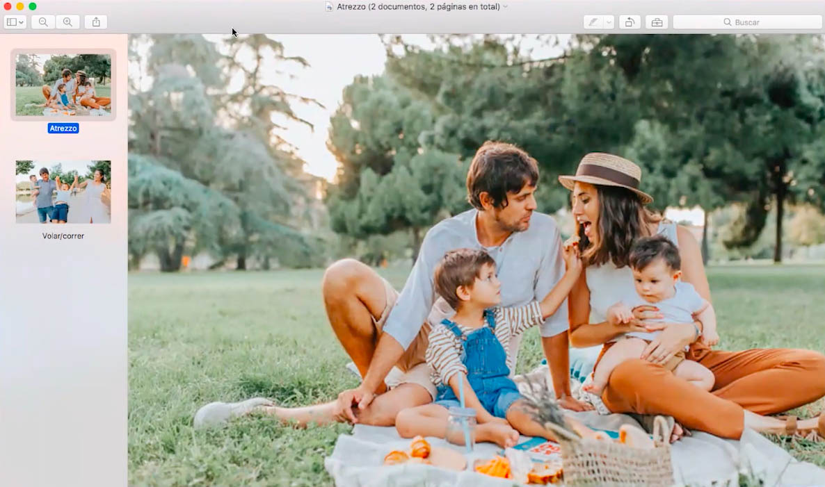 otografia familiar con Julia Puig